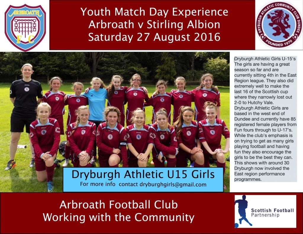 Matchday Dryburgh 2016