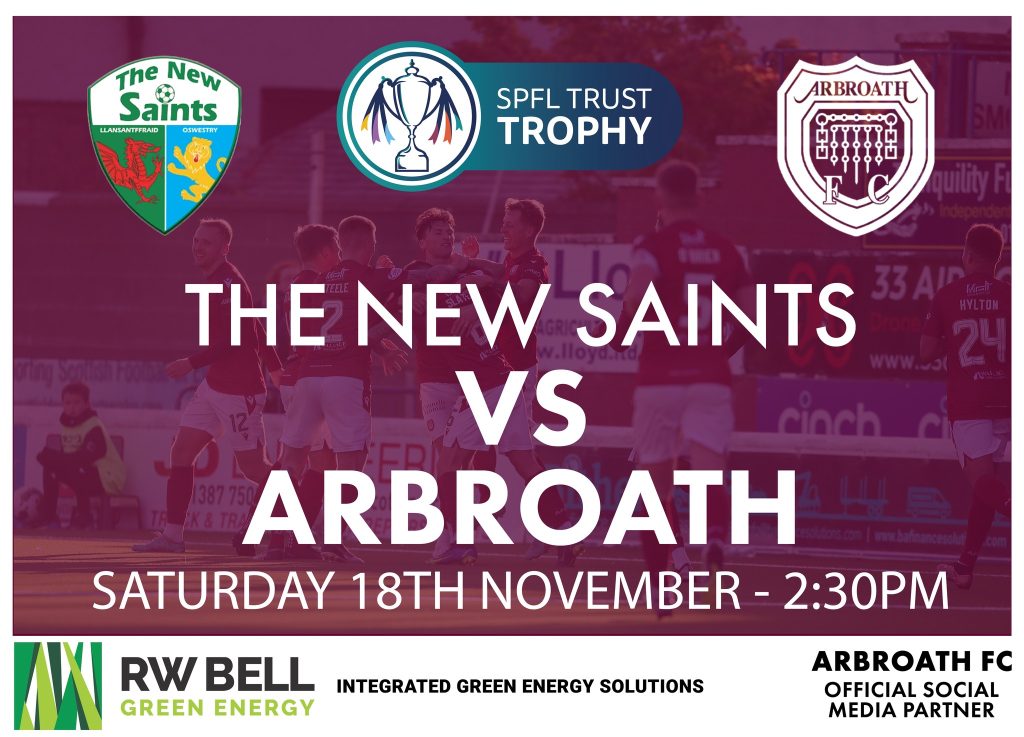 The New Saints vs Arbroath Fixture Date + Tickets Arbroath FC